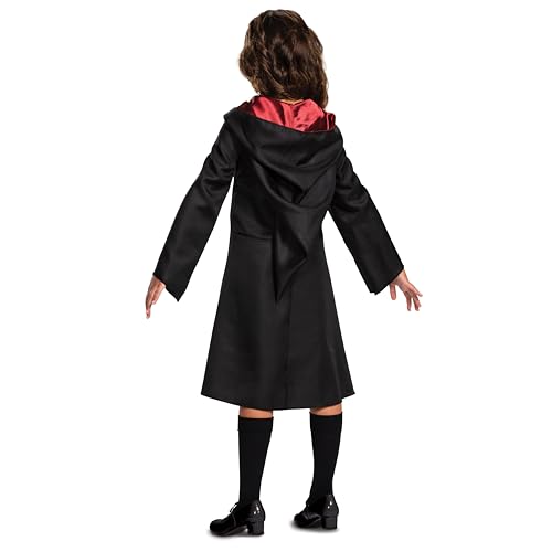 Harry Potter Hermione Granger Classic Girls Costume, Black & Red, Kids Size Large (10-12)