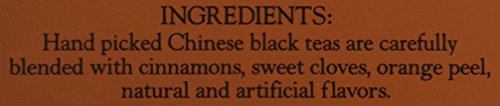 Harney & Sons Caffeinated Hot Cinnamon Sunset Black Tea with Orange and Cloves Tin, 20 Count, Pack of 3