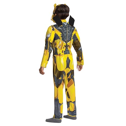 Disguise Bumblebee Muscle Costume for Kids, Official Transformers Rise of the Beasts Padded Costume and Mask, Size (7-8)