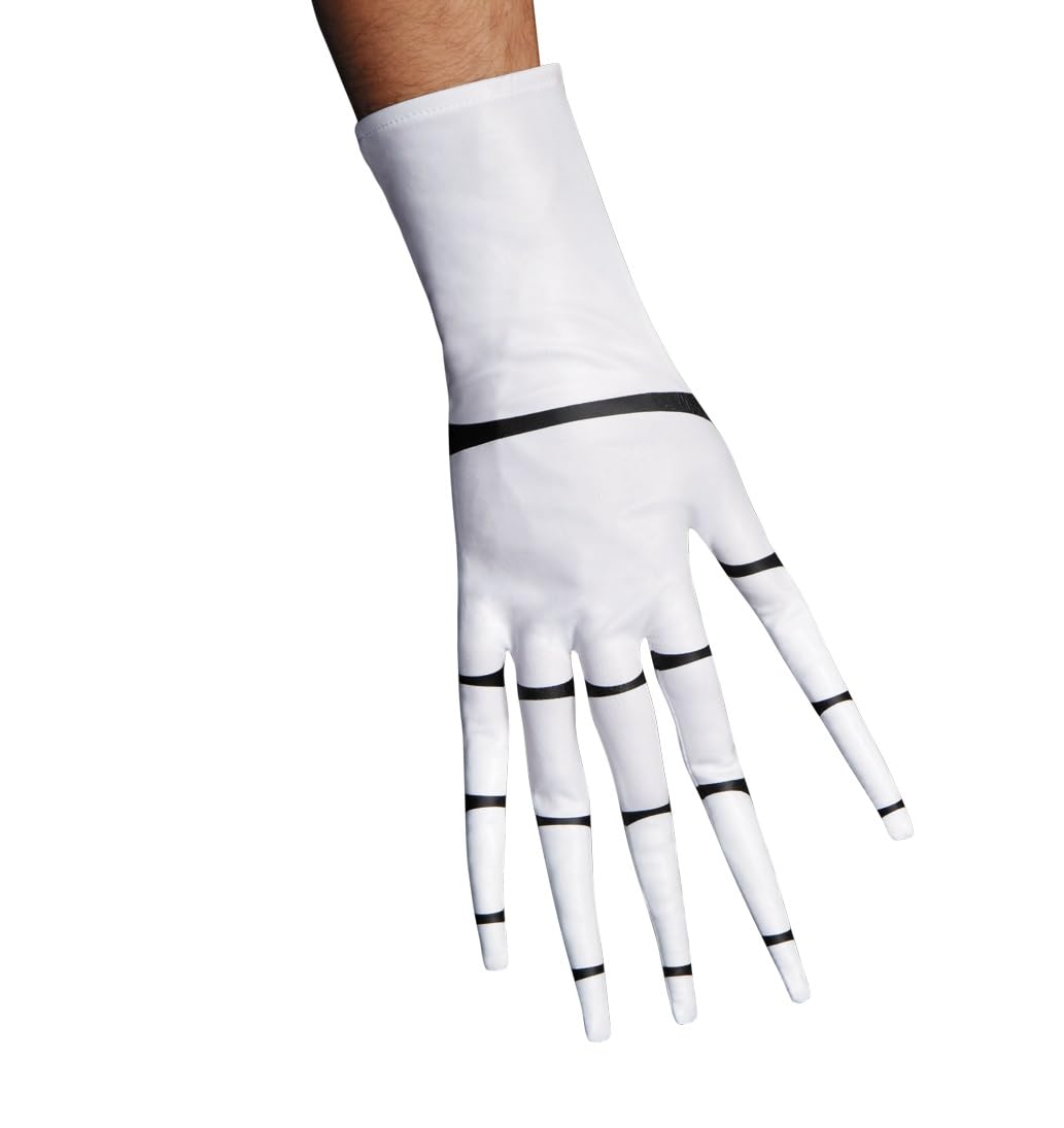 Disney Nightmare Before Christmas Jack Skellington Gloves, Official Adult Size Jack Glove Costume Accessories