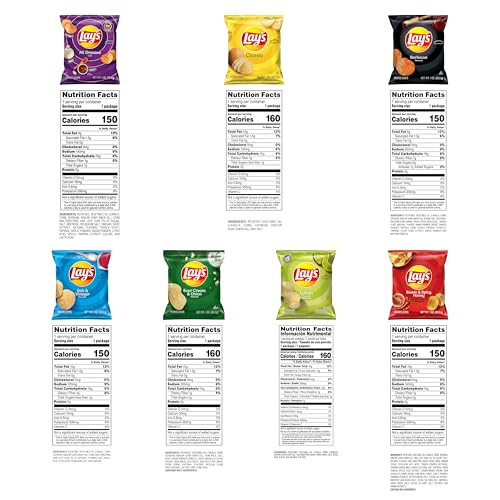 Lay's Potato Chips Variety Pack (Pack of 21)