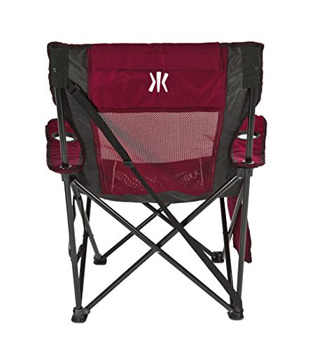 Kijaro Sling Folding Camping Chair - Enjoy the Outdoors in this Outdoor Chair with a Built-In Cup Holders and Side Organizer - Includes a Detachable Pillow – Red Rock Canyon