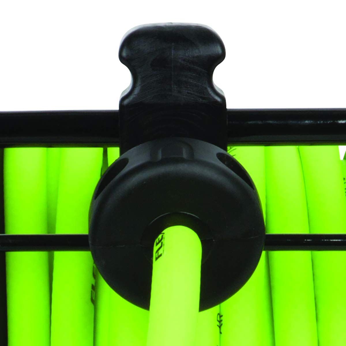 Flexzilla Portable Manual Open Face Air Hose Reel, 3/8 in. x 50 ft., Heavy Duty, Lightweight, Hybrid, ZillaGreen - L8651FZ