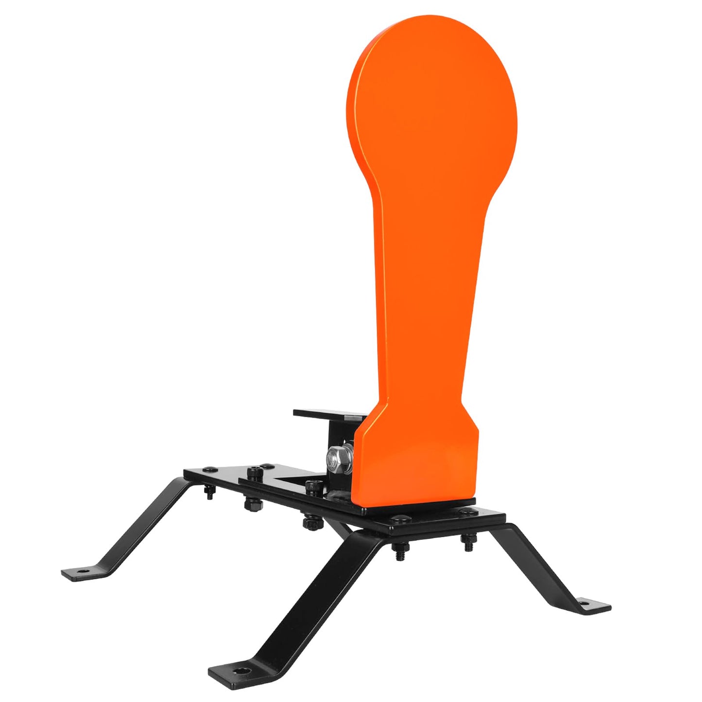 Highwild 3/8" AR500 12" Classic Popper Steel Shooting Target - Auto Reset (Auto Reset Target with Base)