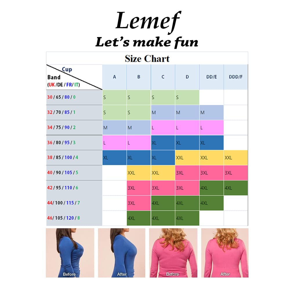 Lemef 3-Pack Seamless Sports Bra Wirefree Yoga Bra with Removable Pads for Women