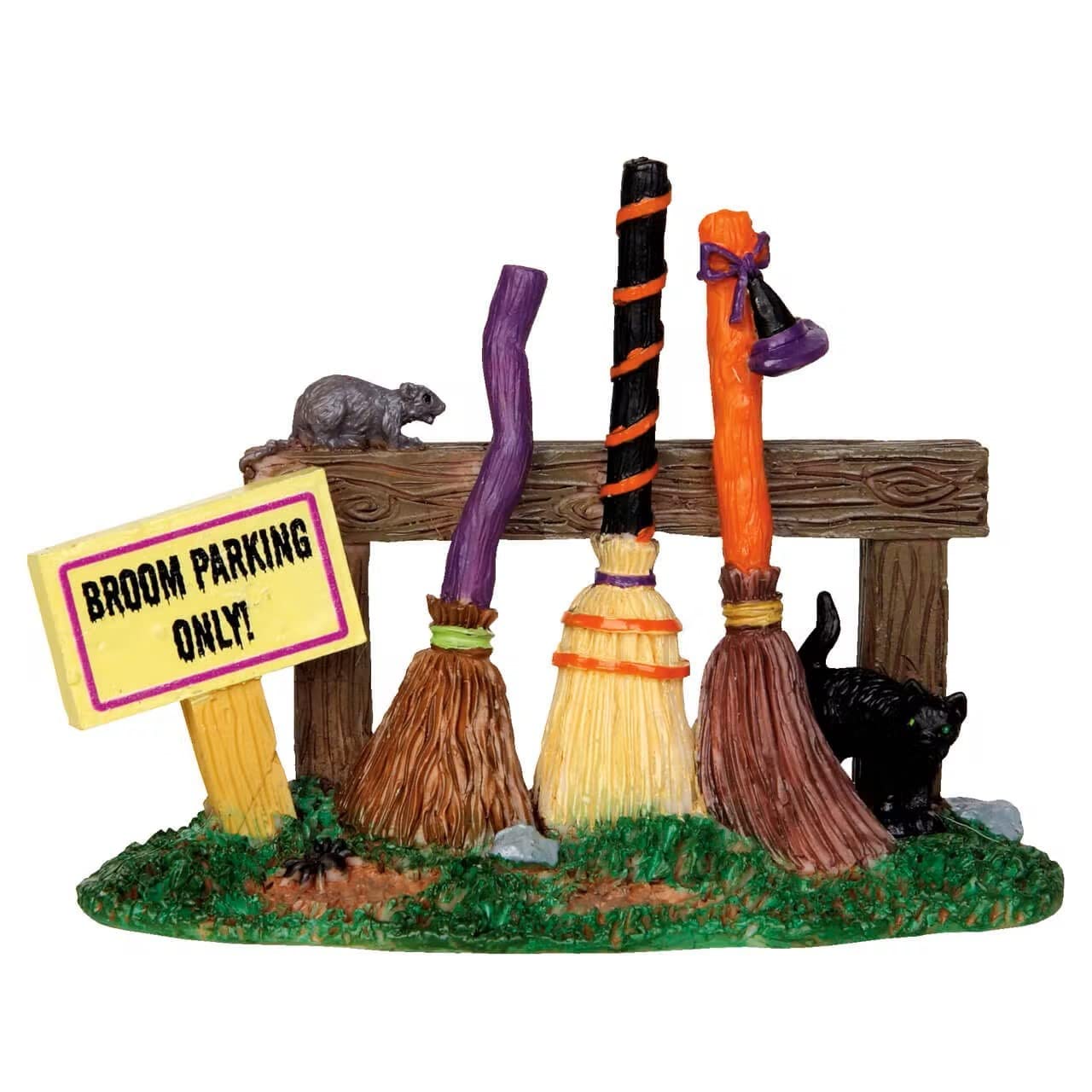 Lemax Spooky Town Broom Parking Rack # 44737