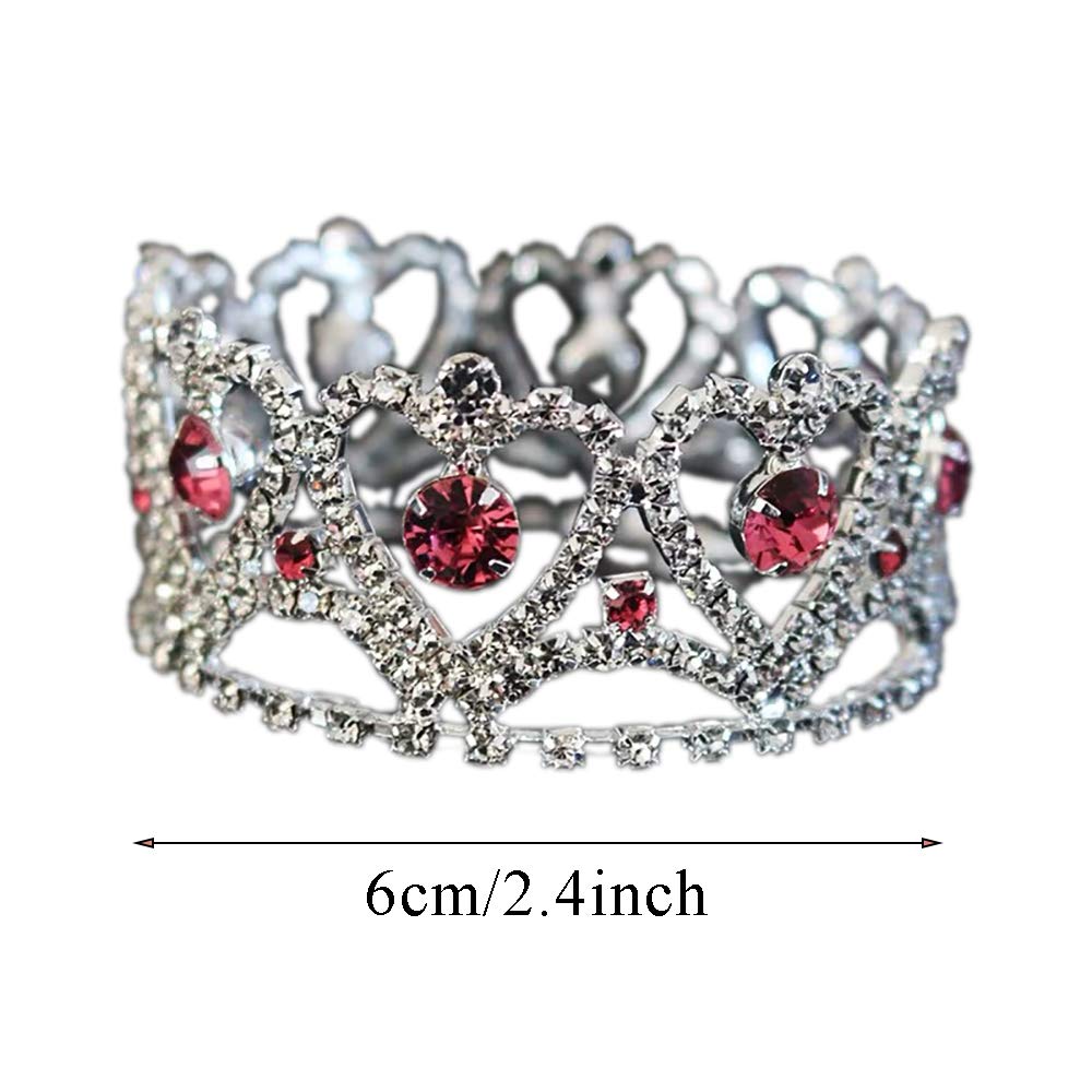 Infant Baby Girl Boy Crown Photo Shoots Headband for Newborn Crystal Princess Party Headwear Photography Props