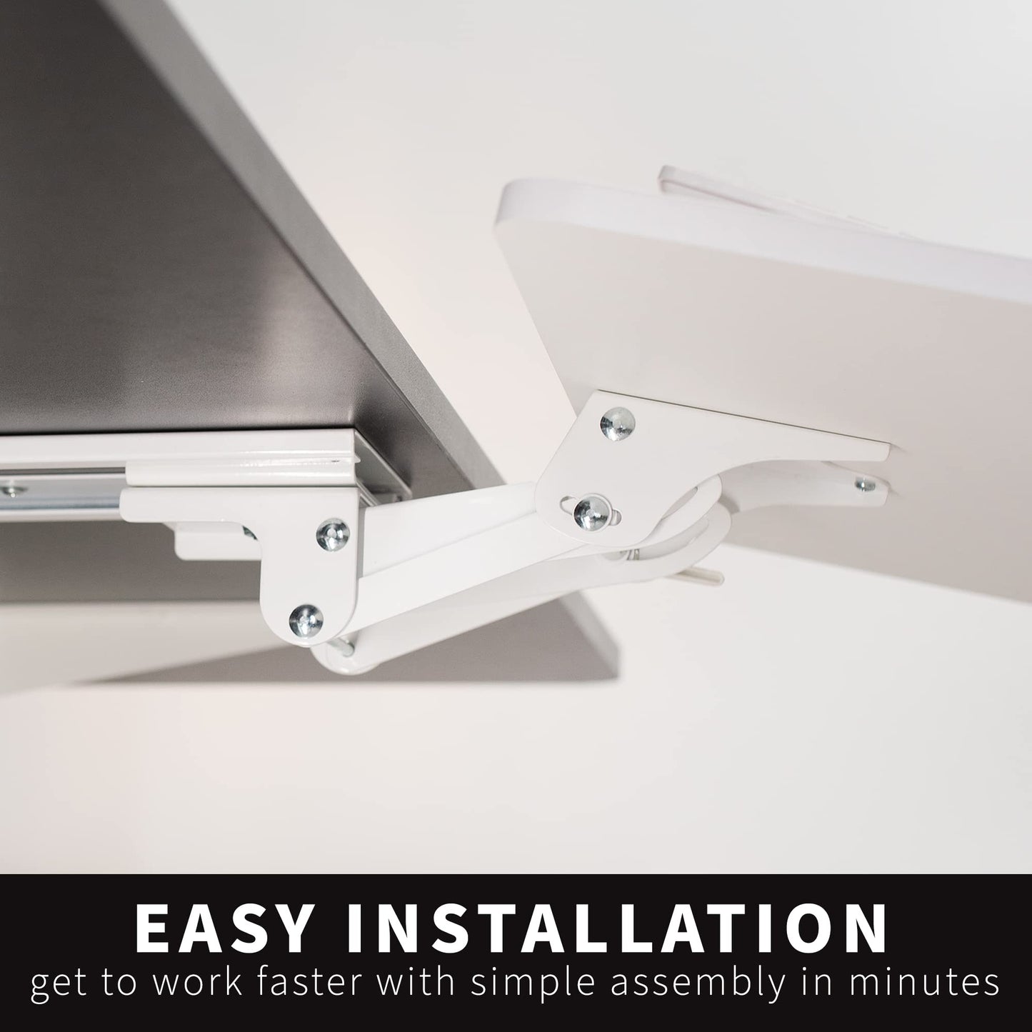 VIVO Adjustable Computer Keyboard & Mouse Platform Tray Ergonomic Under Table Desk Mount Drawer Underdesk Shelf (MOUNT-KB03B)