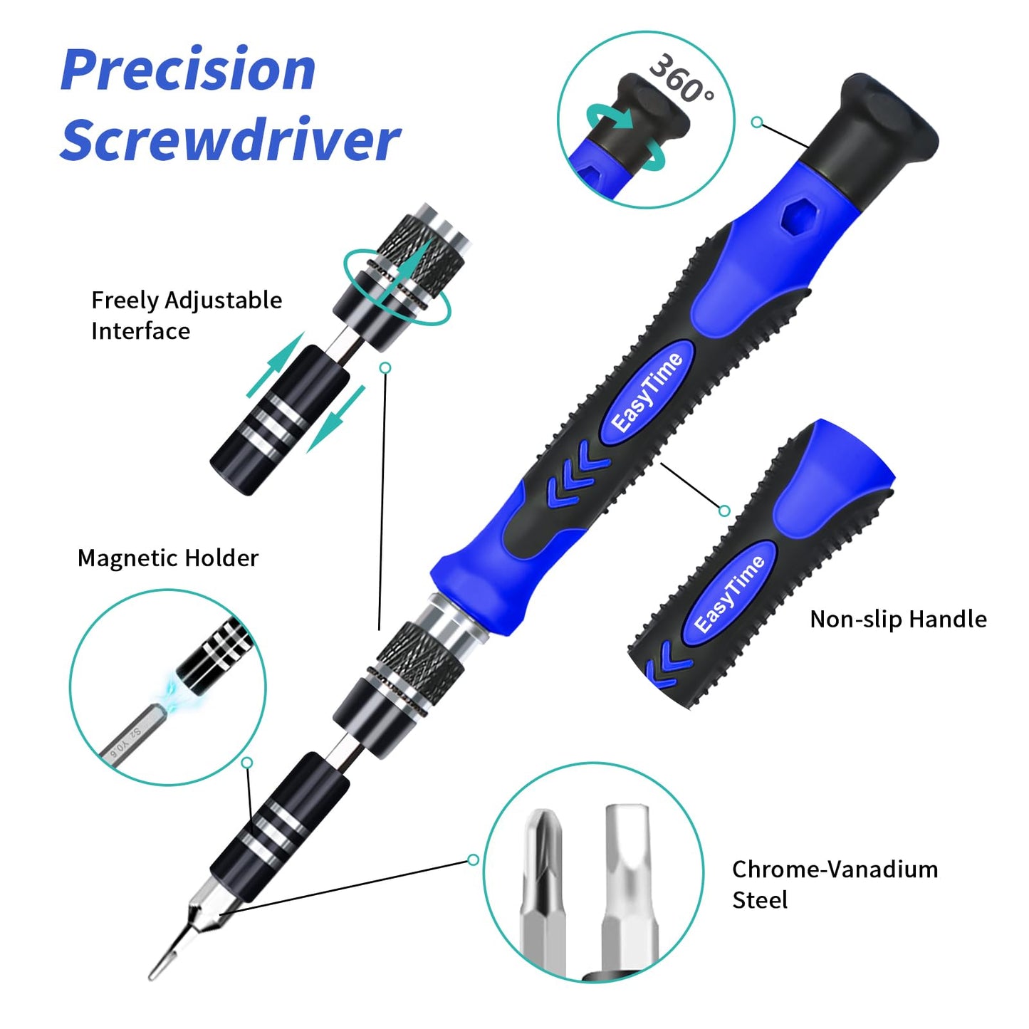 140 in 1 Precision Screwdriver Set, Professional Computer, Laptop Repair Tool Kit, Cell Phone Repair Tool Kit, Compatible for iPhone, Tablet, Macbook, PC, and Xbox Repair