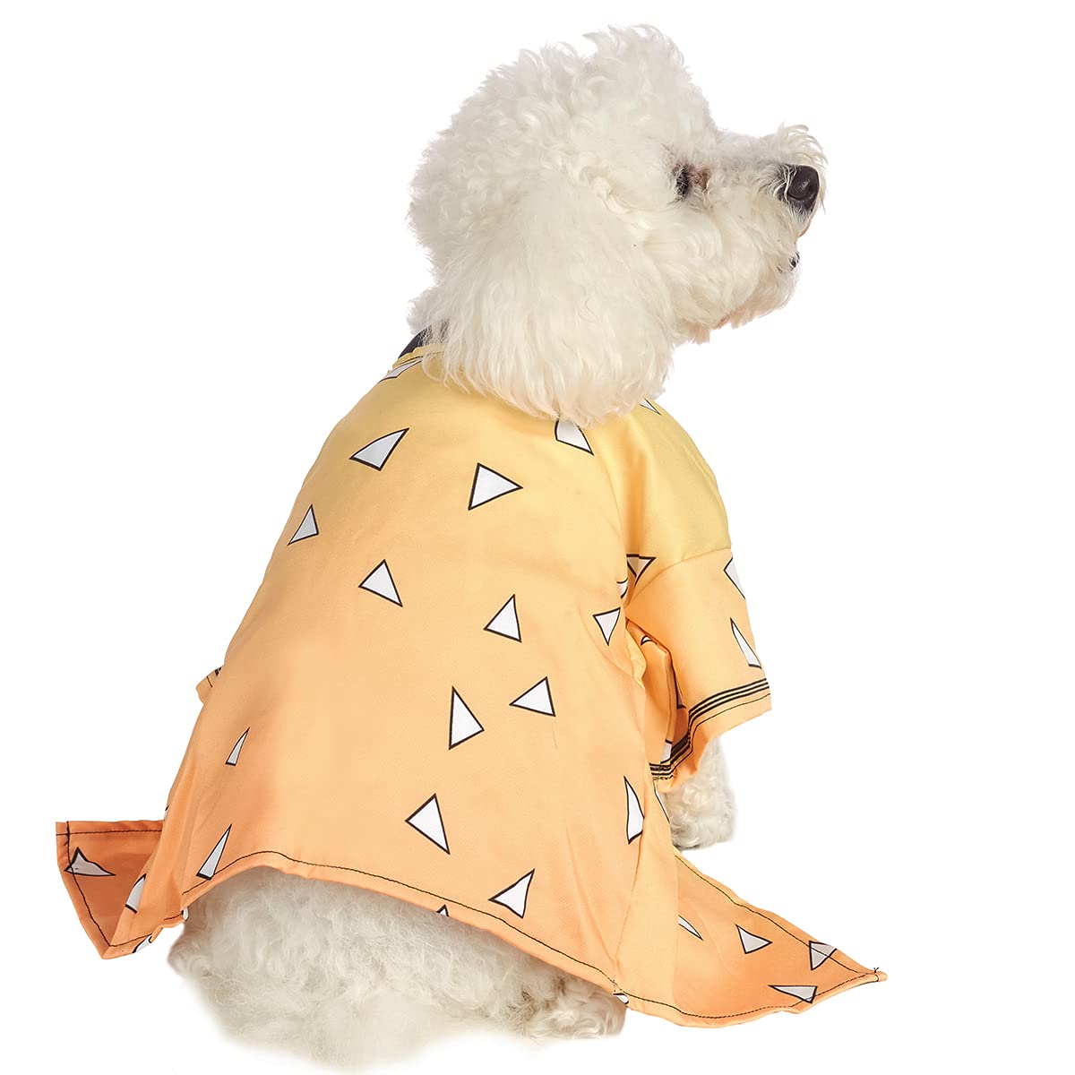 Coomour Dog Costume Pet Clothes Cat Cosplay Outfits Funny Small Dog Costumes (L,Yellow)