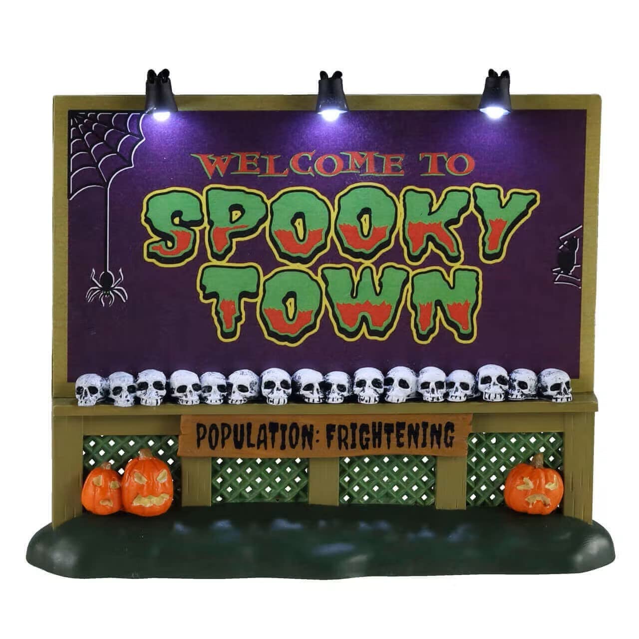 Lemax Spookytown Sign, Battery Operated (4.5V) #04710