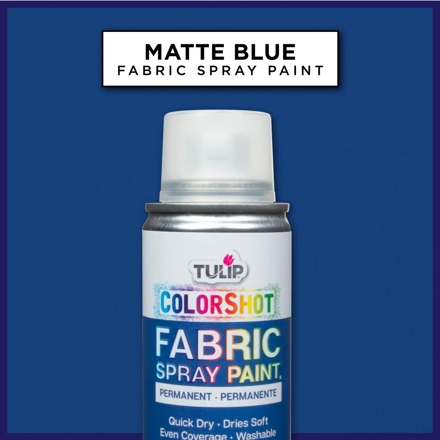Tulip ColorShot Instant Spray Fabric Color 3oz. Blue