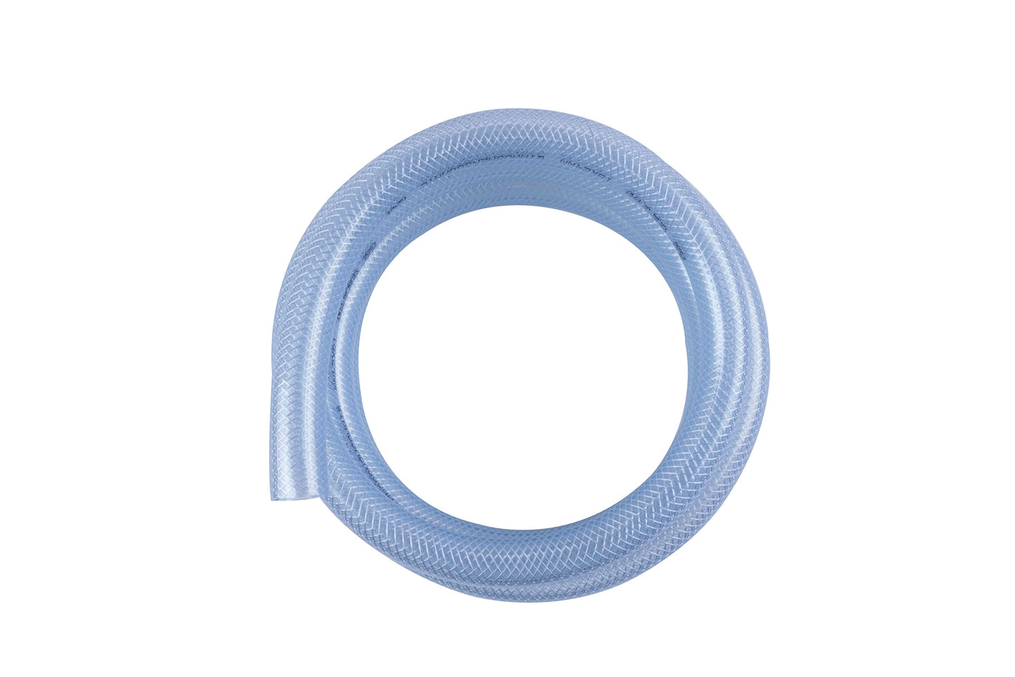 JUNZHIDA High Pressure Braided Clear Flexible PVC Tubing 3/4" ID,10ft