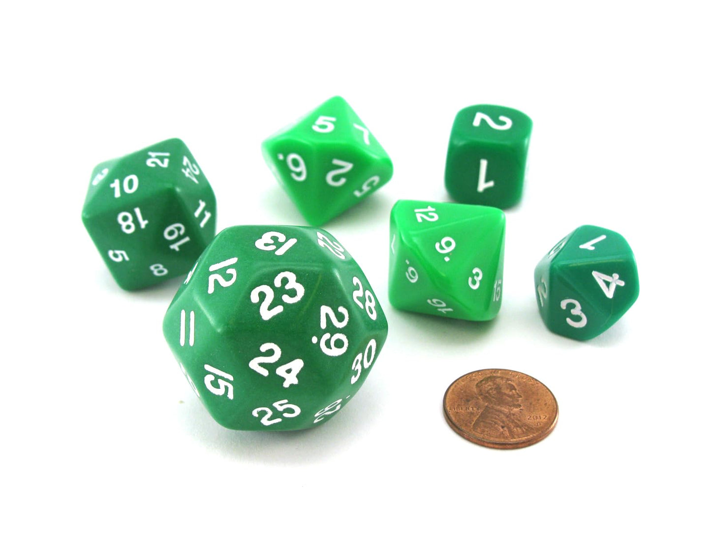 Koplow Games Green Special Who Knew 6 Dice Set