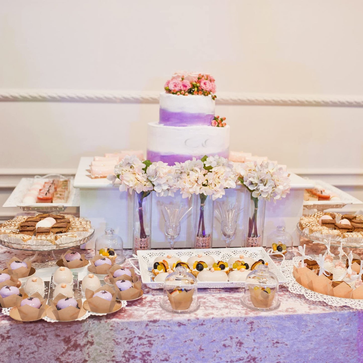 200Pcs Tulip Cupcake Liners Muffin Baking Liners Holders Premium Baking Cups Cupcake Wrappers Christmas Cupcake Lliners for Weddings, Birthdays, Anniversaries, and Special Occasions(Natural)