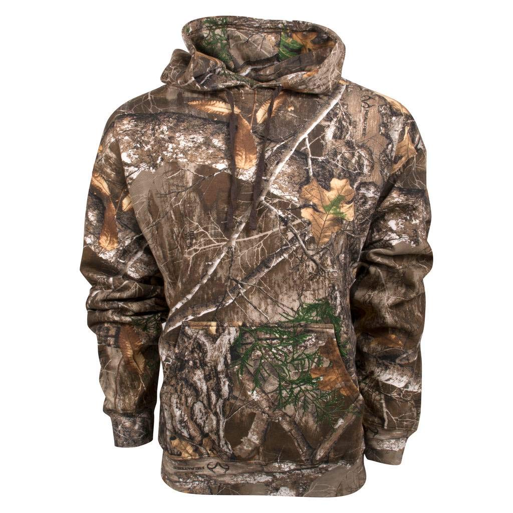 King's Camo Classic Cotton Pullover Hoodie Realtree Edge (Small, Realtree Edge)