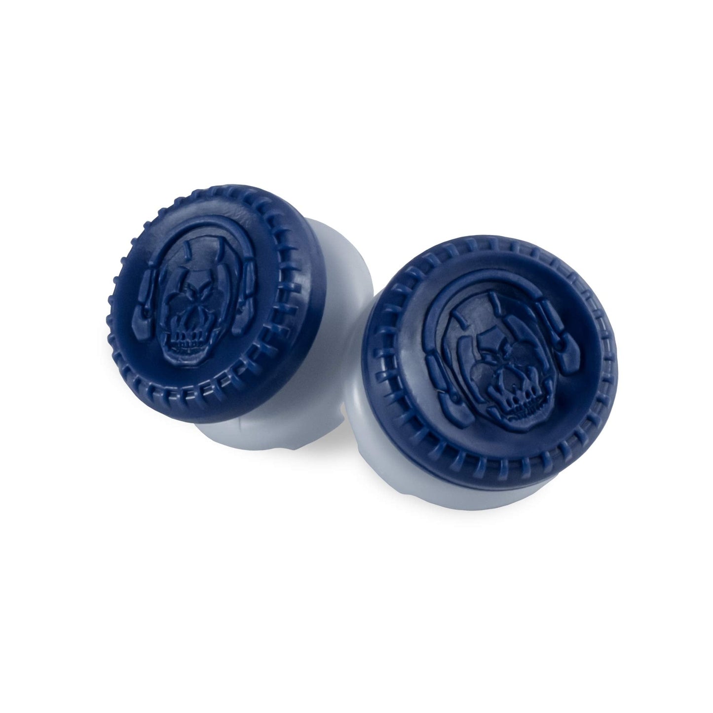 KontrolFreek Call of Duty: Warzone Performance Thumbsticks for PlayStation 4 (PS4) and PlayStation 5 (PS5) | 2 High-Rise, Hybrid| Blue/Gray