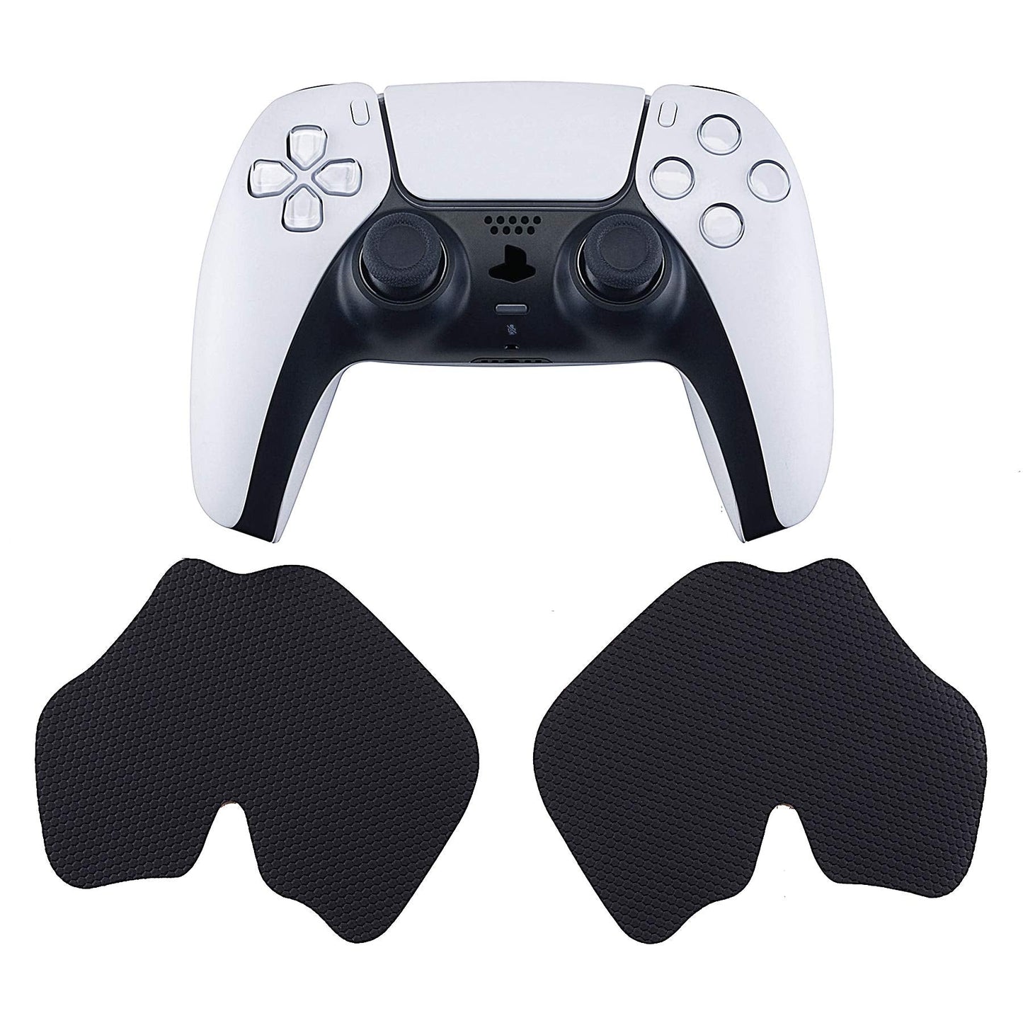 eXtremeRate PlayVital Anti-Skid Sweat-Absorbent Controller Grip for ps5, Professional Textured Soft Rubber Pads Handle Grips for ps5 Controller
