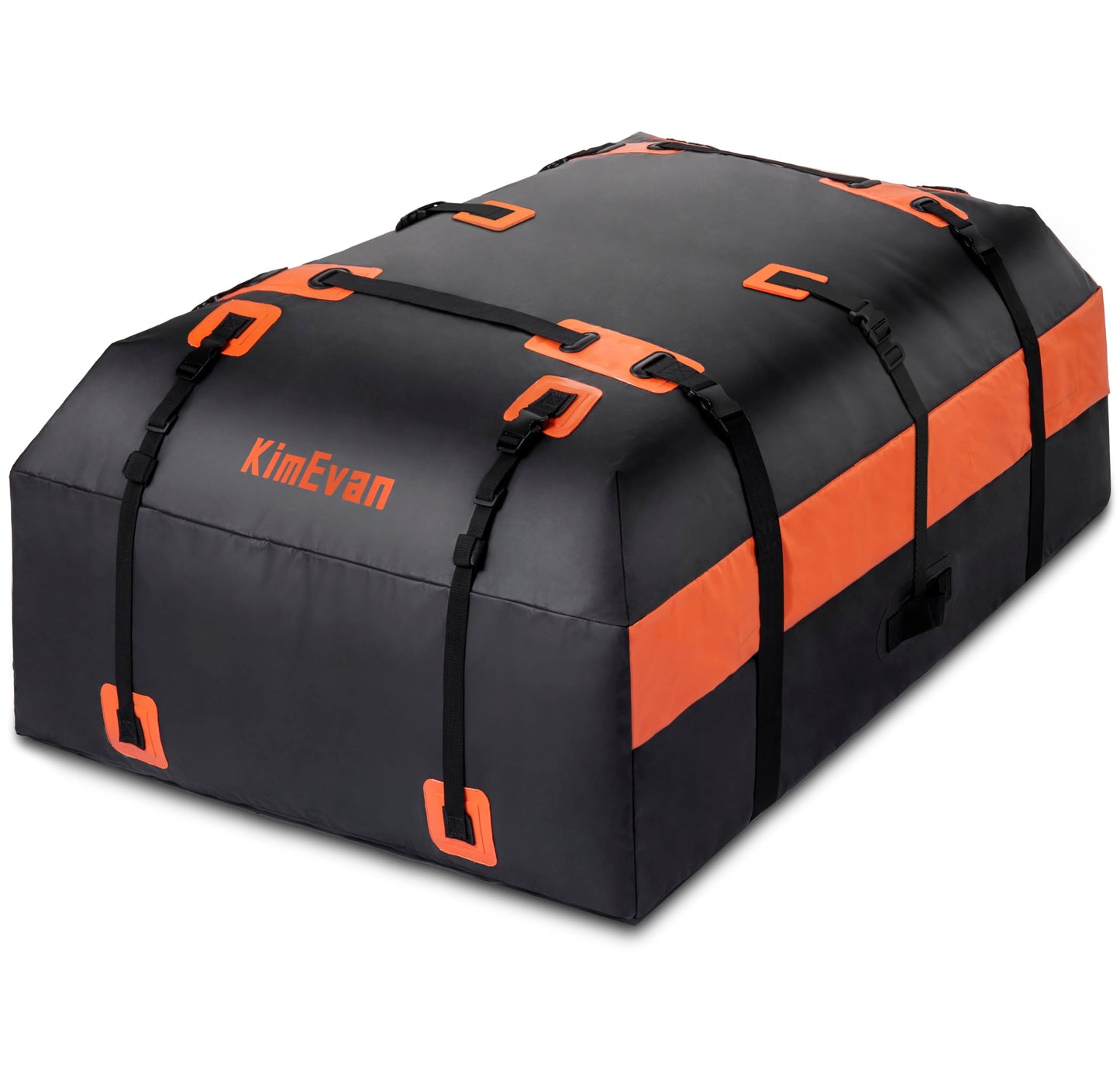 Kimevan Soft Waterproof Rooftop Cargo Carrier, Upgrade Waterproof Design Luggage Roof Rack Cargo Bag 15/21 Cubic Feet for All Cars with/Without Rack, Includes Anti-Slip Mat