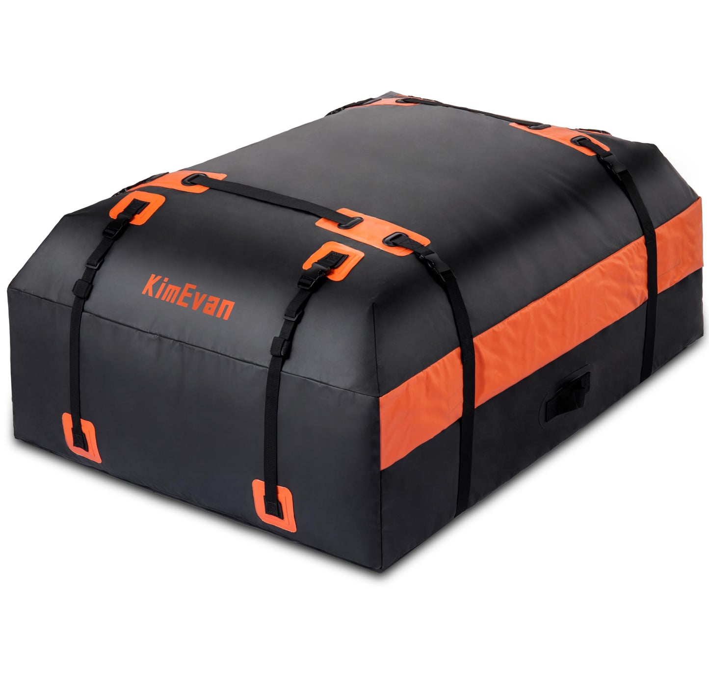 Kimevan Soft Waterproof Rooftop Cargo Carrier, Upgrade Waterproof Design Luggage Roof Rack Cargo Bag 15/21 Cubic Feet for All Cars with/Without Rack, Includes Anti-Slip Mat