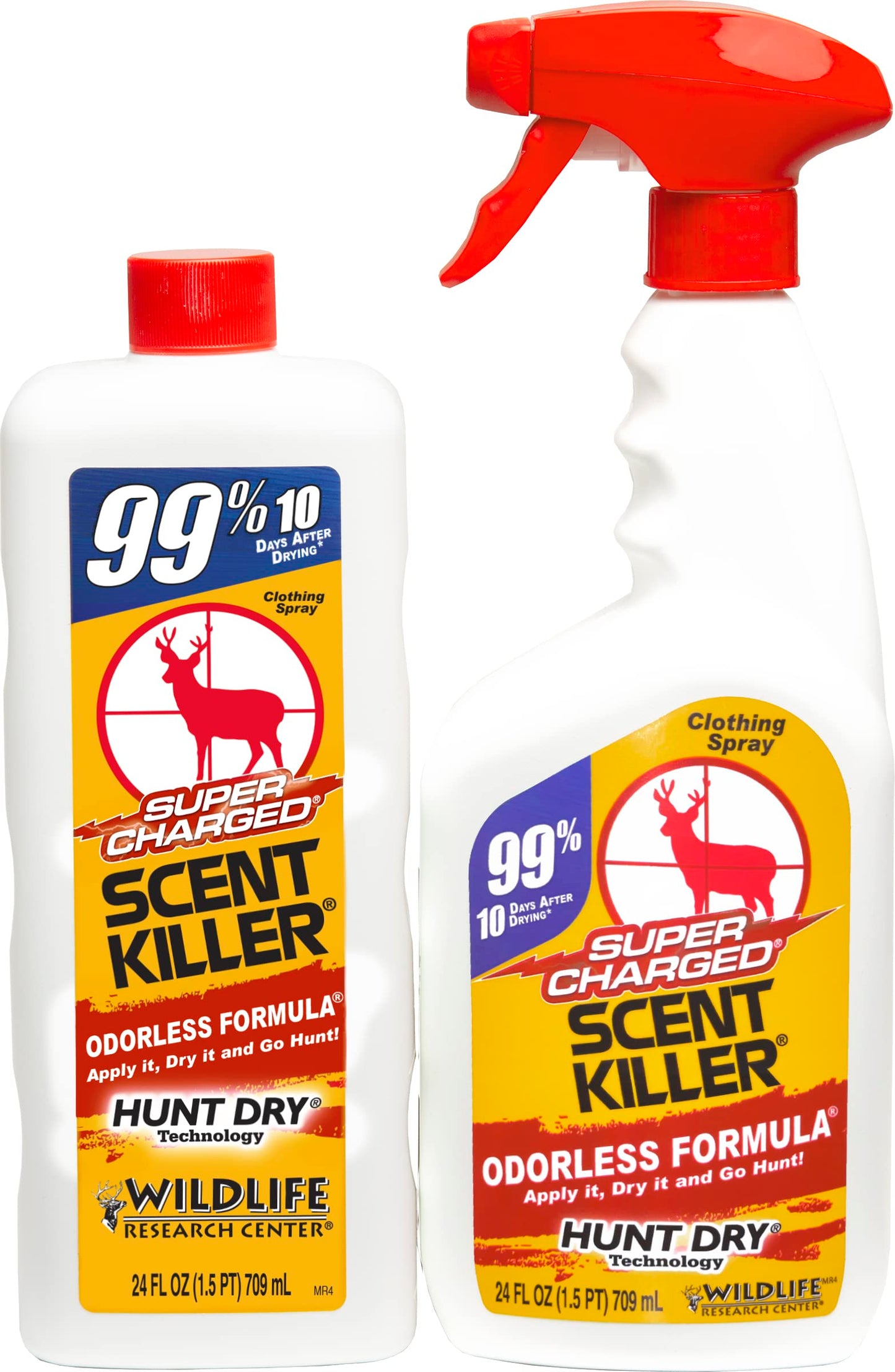 Wildlife Research Scent Killer 559 Super Charged Spray 24/24 Combo, 48 oz.