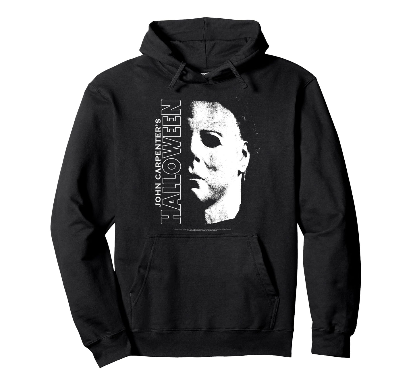Halloween Michael Myers Large Face Pullover Hoodie