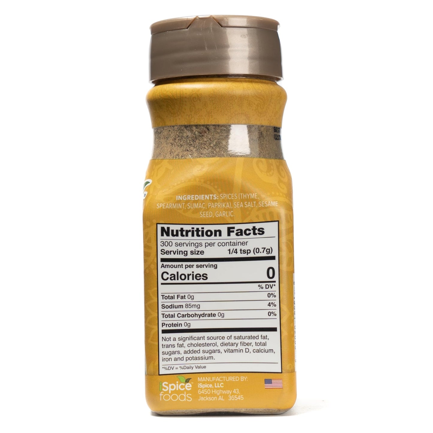 iSpice - MIDDLE EASTERN SEASONING World Flavor Super Spice Blend | All Natural | Ready to use as is | No preparation is necessary