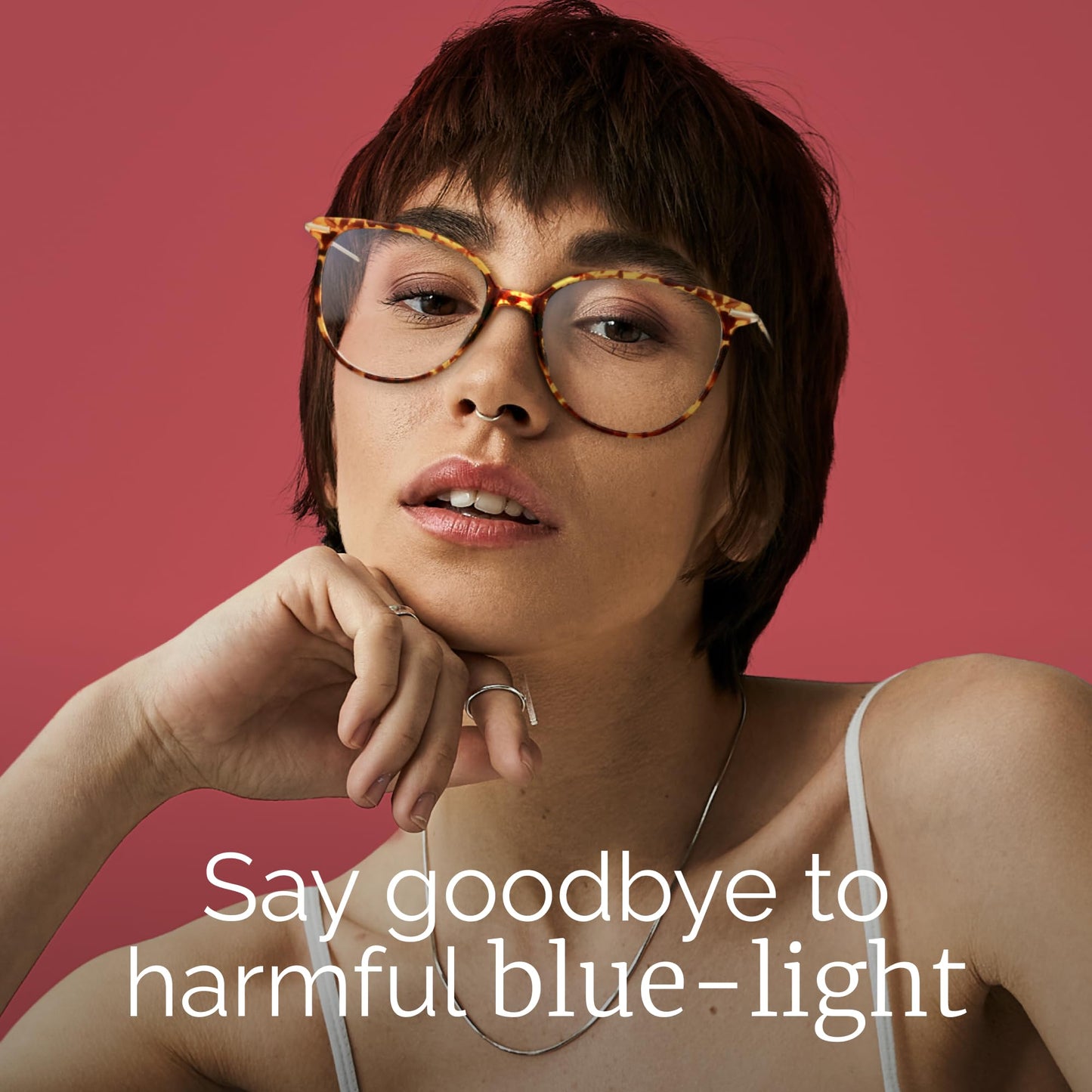 Gaoye Blue Light Blocking Glasses Women/Men, Fashion Round Cateye Frame UV Ray Filter Computer Gaming Glasses