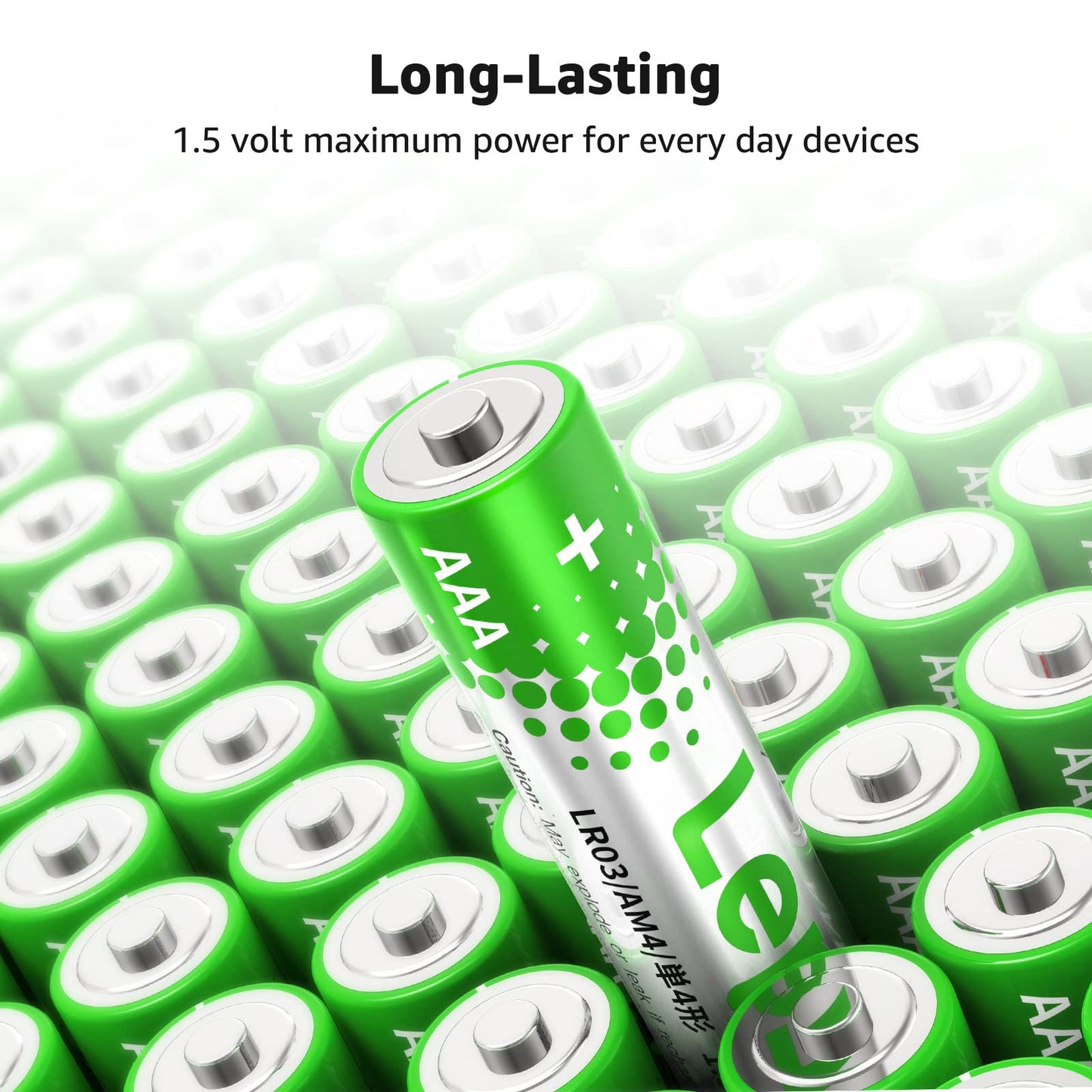 Lepro AAA Batteries 24 Pack, Triple A Batteries with Ultra Long-Lasting Power – High Performance,1.5V Leak-Proof, Corrosion-Resistant Alkaline AAA Batteries, Ideal for Home & Office Devices