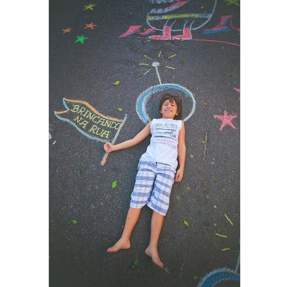 CRAYOLA Washable Sidewalk Chalk, Creative Outdoor Art, Perfect for Outdoor Kids’ Activities and Games, Multi, 48 ct (51-2048-E-201)