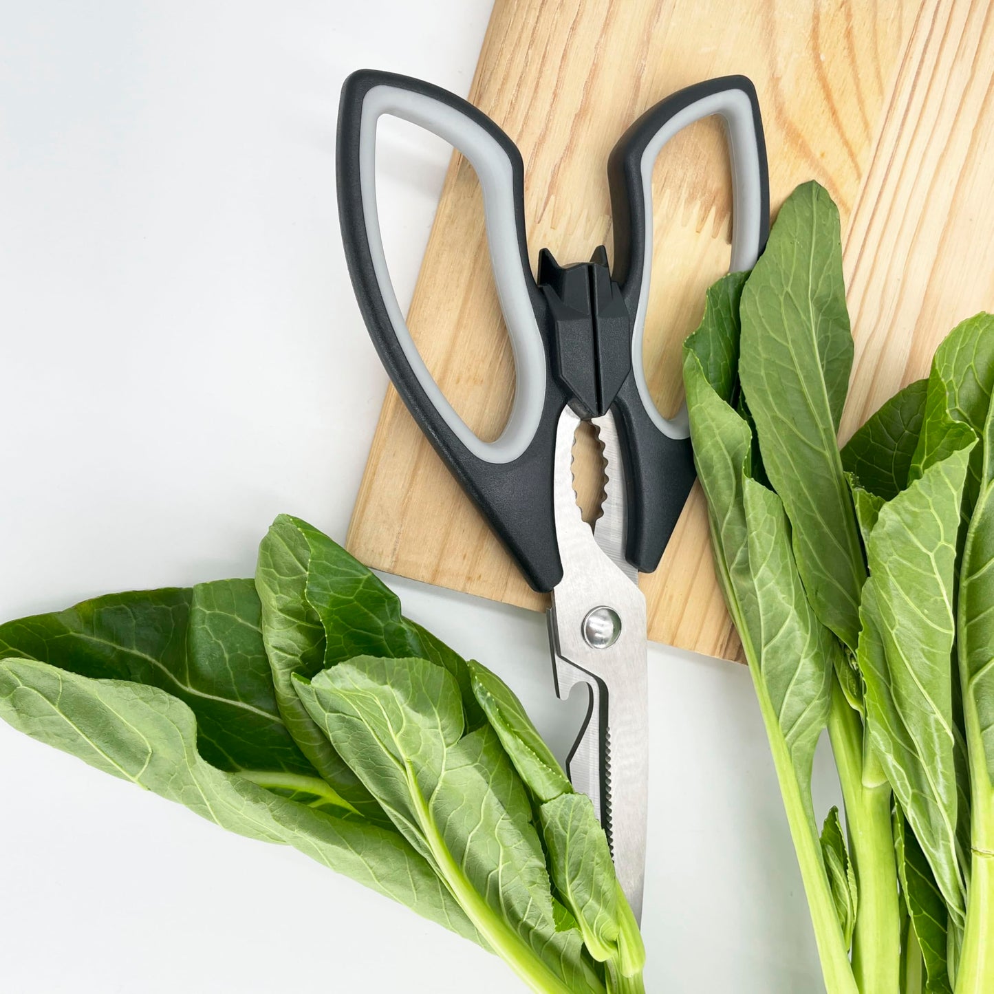 Bat Cat Large Handles Kitchen Ambidextrous Scissors for Women, Large Grip Openings Utensils, Halloween Kitchen Accessories for Vegetables Meat Cutting, Comfortable Ergonomic Fit for Office