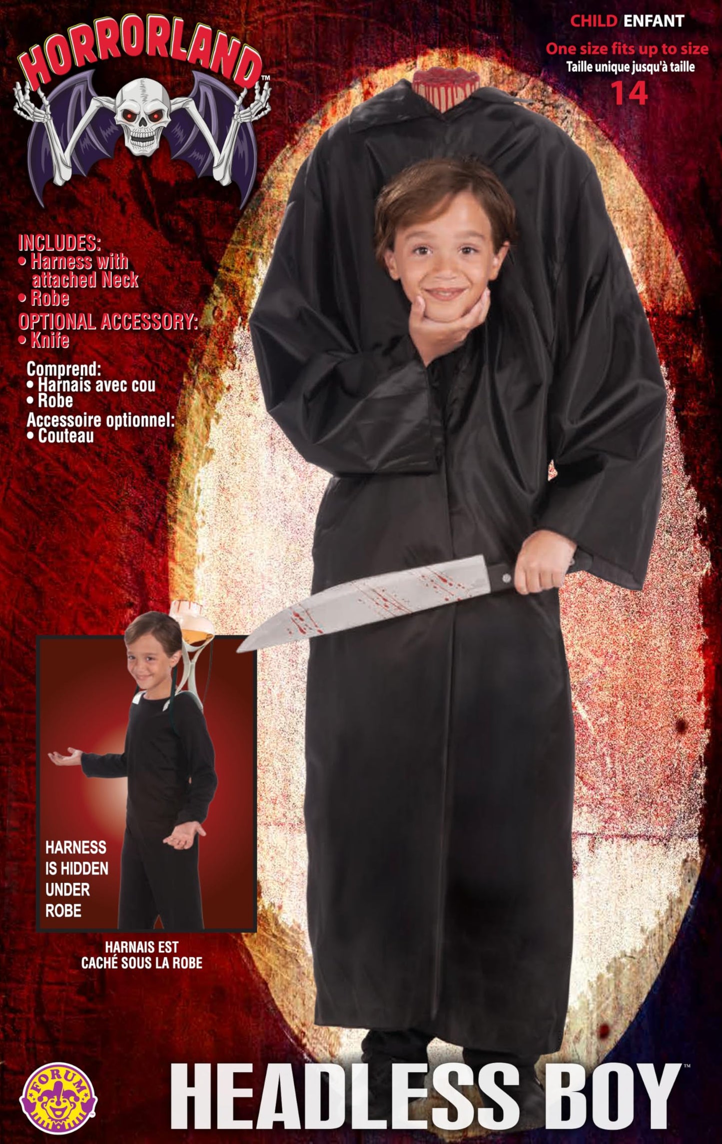 Rubies Child's Forum Headless Boy Costume, One Size for Themed Parties and Halloween