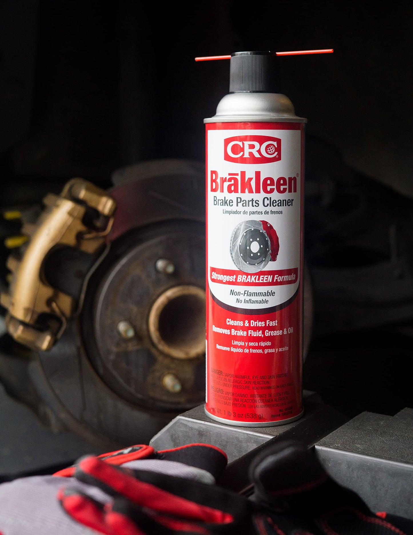 CRC BRAKLEEN Brake Parts Cleaner - Non-Flammable -1lb 3 Oz (05089)