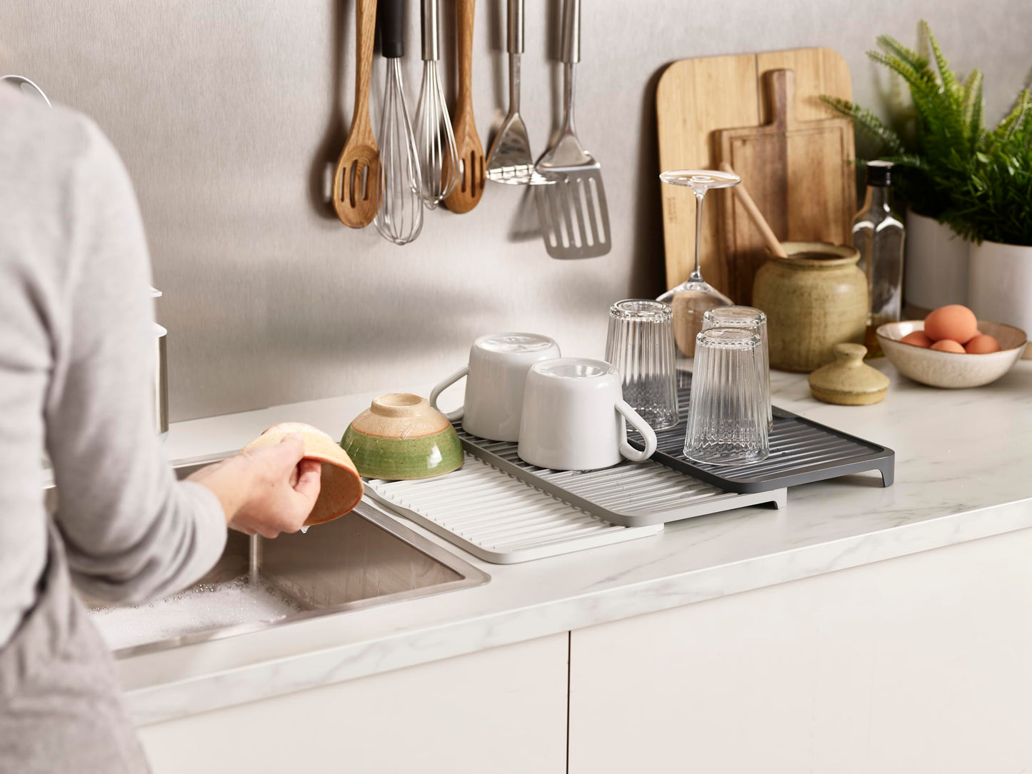 Joseph Joseph Tier Expandable Draining Board - Gray, One Size, 85178