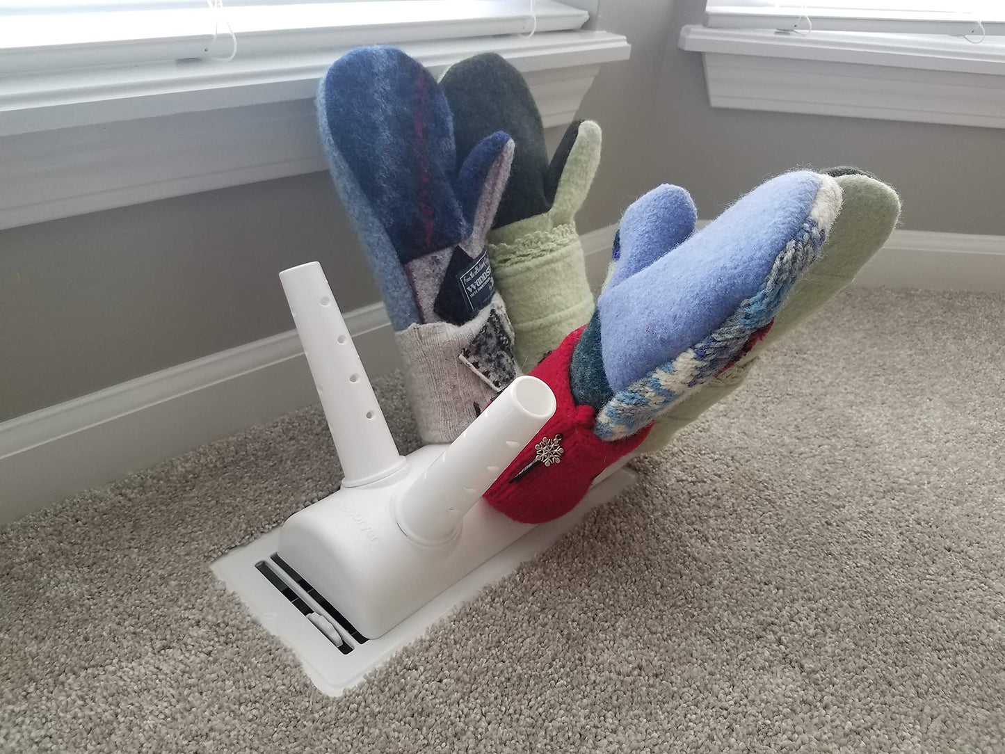 Green Glove Dryer for Hats, Gloves, Shoes & More (Eco Dryer White)