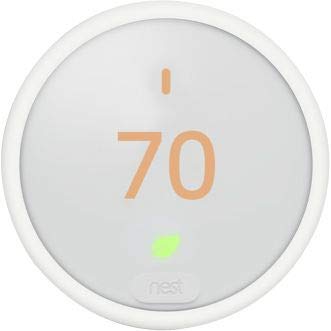 Google Nest Thermostat E - Programmable Smart Thermostat for Home - 3rd Generation Nest Thermostat - Works with Alexa,White