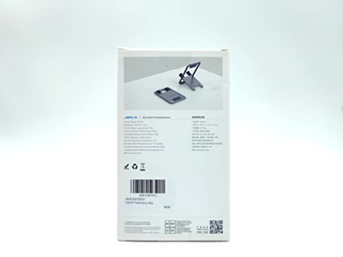 JSAUX Universal Tablet Stand, Portable Foldable Tablet Holder for Desk Compatible with iPad mini/Air, Samsung Galaxy Tab, Kindle Fire, Steam Deck, Switch 2, ROG Ally, iPhone and Other Tablets-Gray