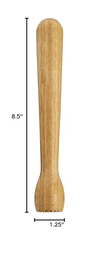 HIC Kitchen Bar Muddler, Natural Bamboo