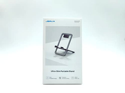 JSAUX Universal Tablet Stand, Portable Foldable Tablet Holder for Desk Compatible with iPad mini/Air, Samsung Galaxy Tab, Kindle Fire, Steam Deck, Switch 2, ROG Ally, iPhone and Other Tablets-Gray