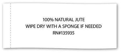 DII Halloween Primitive Style Burlap Tabletop Décor, Spooky Haunted House Jute, Placemat Set, 13x19, Black & Tan, 4 Count