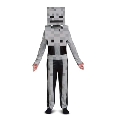 Disguise Minecrafts Skeleton Costume, Officially Licensed Minecraft Costume for Kids, (10-12)