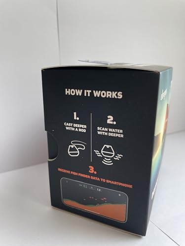 Deeper Start Fish Finder - Portable and Depth Finder for Recreational Fishing from Dock, Shore, Bank or Kayak | Castable Deeper Smart Sonar with Free User Friendly App