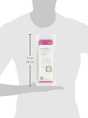 DMI Posture Corrector, Unisex, White, Criss-Cross Foam Bands, Extra Large, 46" to 48" Chest Size