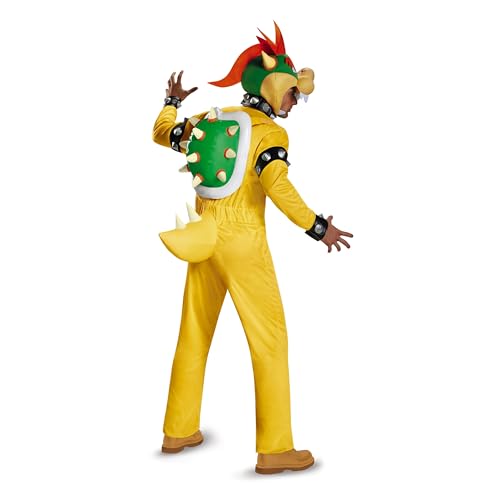 Disguise Men's Bowser Deluxe Adult Costume, Multi, XX-Large