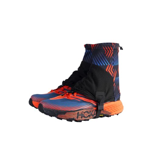 Ldafava Gaiters for Hiking, Running Shoe Gaiters, Trail Running Gaiters Sandproof, Waterproof Hiking Gaiters, Ankle Gaiters for Hiking, Snow, Trail Running, Hunting, Skiing, Mountain Climbing (Blue)