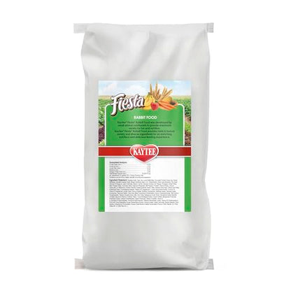 Kaytee Fiesta Rabbit Food, Nutritious and Fun Blend, Supports Dental Health and Digestion, 20 pounds