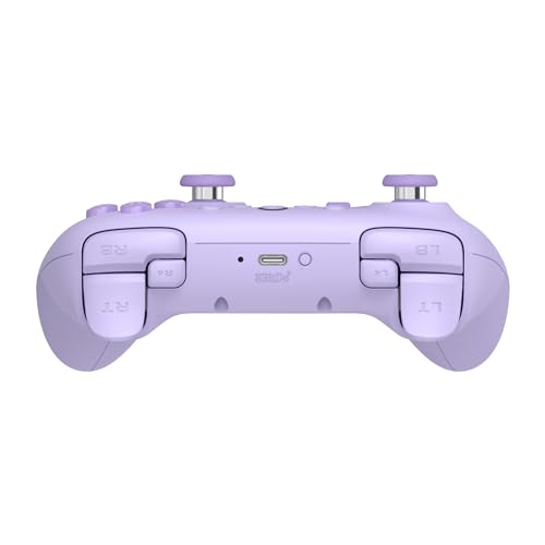 8BitDo Ultimate 2C Wireless Controller for Windows PC and Android, with 1000 Hz Polling Rate, Hall Effect Joysticks and Triggers, and Remappable L4/R4 Bumpers (Purple)