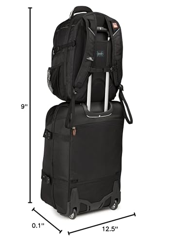 High Sierra XBT - TSA Laptop Backpack, Black, One Size
