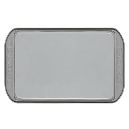 Farberware Nonstick Bakeware Baking Pan / Nonstick Cake Pan, Rectangle - 9 Inch x 13 Inch, Gray