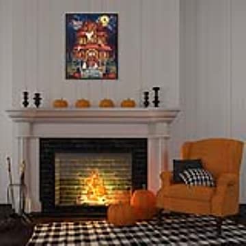 500 Piece Puzzles for Adults, Halloween Fright Night 500 Pieces Jigsaw Puzzles for Adults, Halloween Decoration for Family Party Holiday